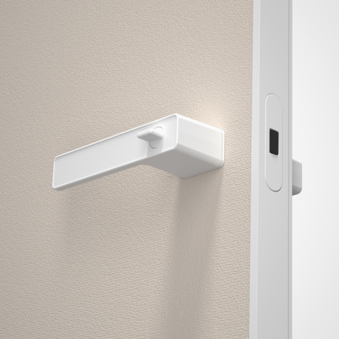 Pany de porta minimalista blanc mat