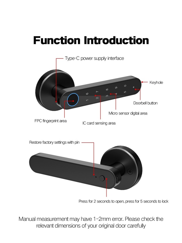 Fingerprint lock detailed introduction